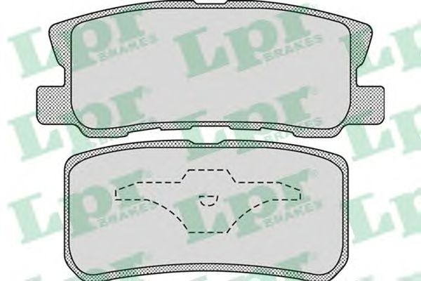 Тормозные колодки LPR 05P954