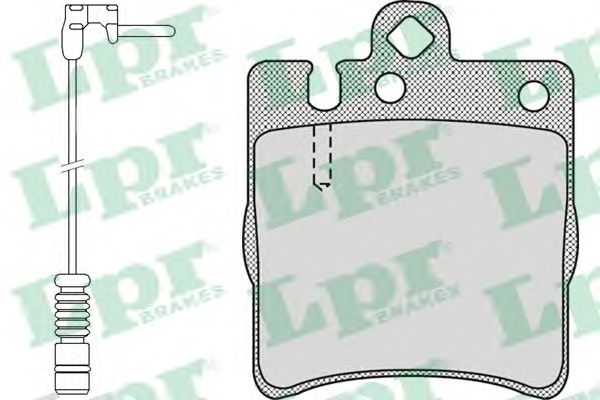 Тормозные колодки LPR 05P957A