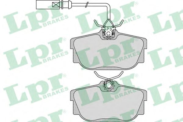 Тормозные колодки LPR 05P974