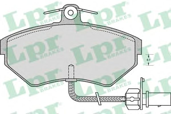 Тормозные колодки LPR 05P979