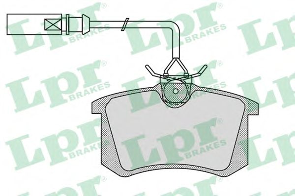 Тормозные колодки LPR 05P980