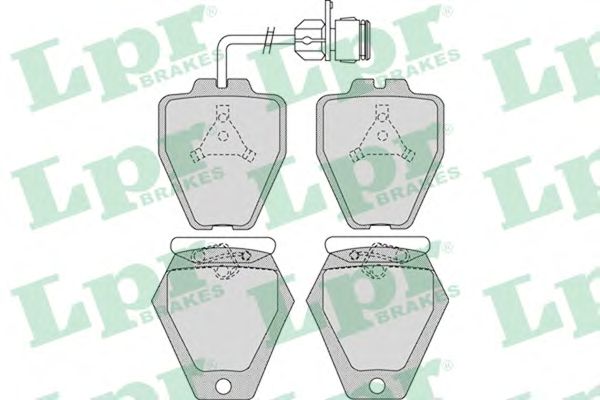 Тормозные колодки LPR 05P981