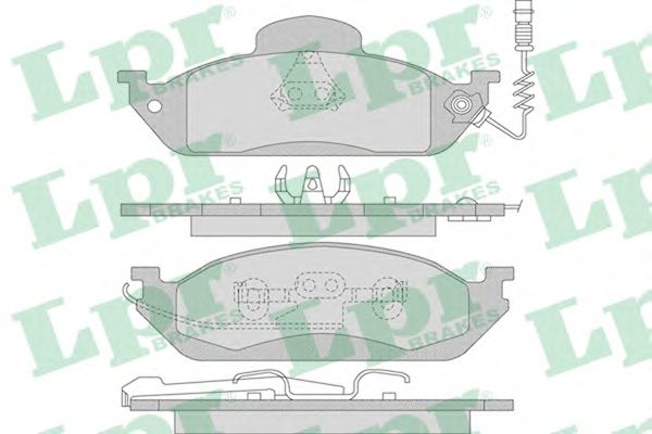 Тормозные колодки LPR 05P983