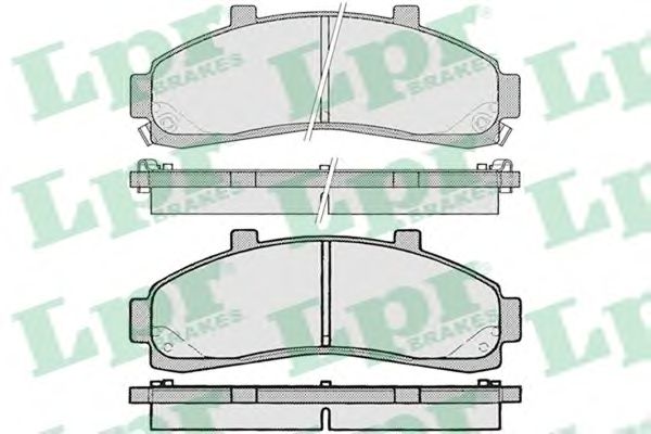 Тормозные колодки LPR 05P989