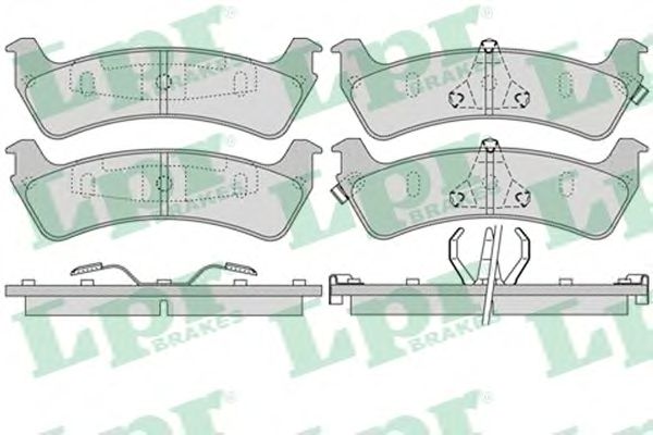 Тормозные колодки LPR 05P990