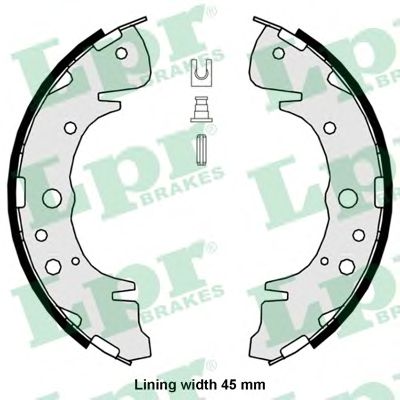 Тормозные колодки LPR 08020
