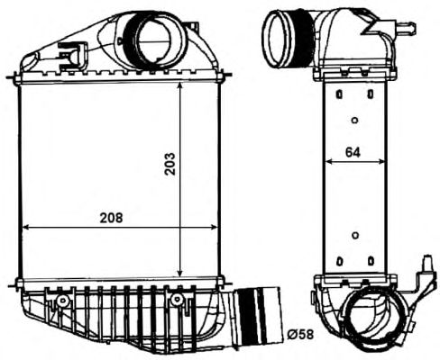 Интеркулер NRF 30015