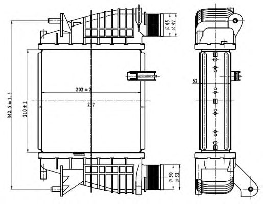 Интеркулер NRF 30866