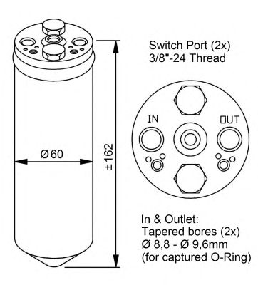 Осушитель кондиционера NRF 33183