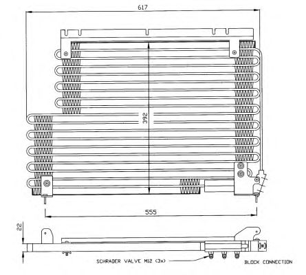 Радіатор кондиціонера NRF 35192