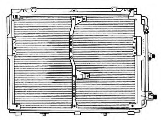 Радіатор кондиціонера NRF 35229