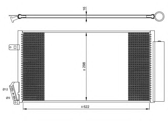 Радиатор кондиционера NRF 35940