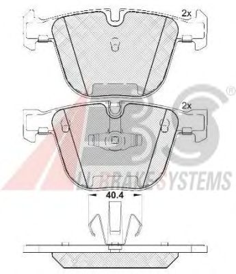 Тормозные колодки A.B.S. 37704