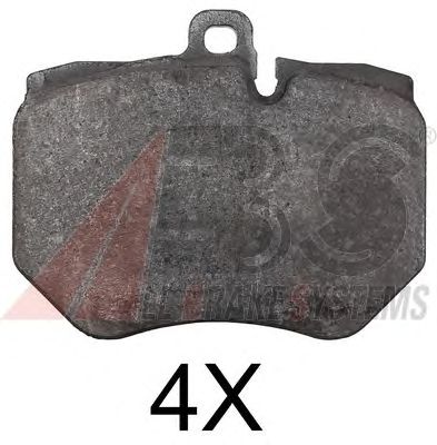 Гальмівні колодки A.B.S. 37740