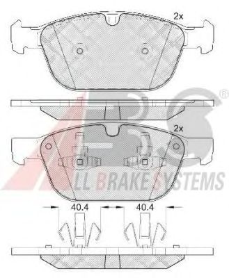Тормозные колодки A.B.S. 37750