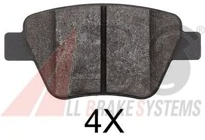Тормозные колодки A.B.S. 37784