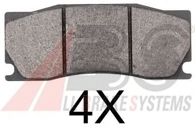 Тормозные колодки A.B.S. 37806