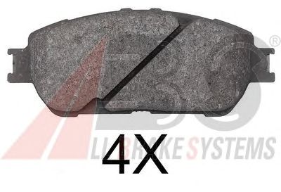 Тормозные колодки A.B.S. 37822