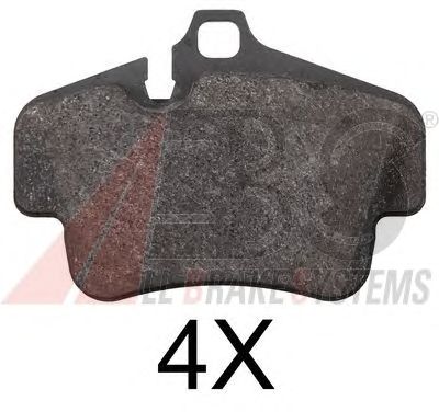 Тормозные колодки A.B.S. 37823
