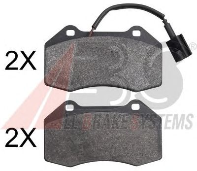 Тормозные колодки A.B.S. 37877