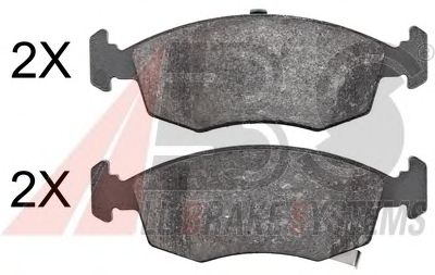Тормозные колодки A.B.S. 37901