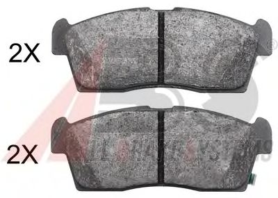 Тормозные колодки A.B.S. 37906