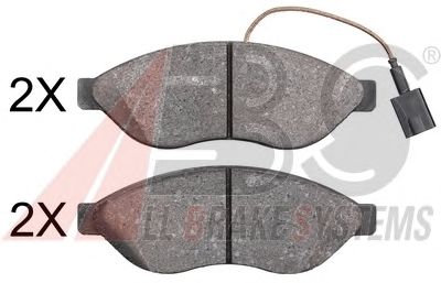 Тормозные колодки A.B.S. 37907