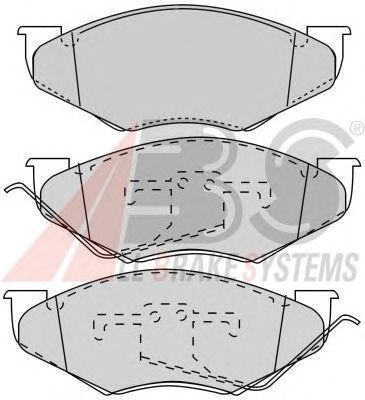 Тормозные колодки A.B.S. 38416