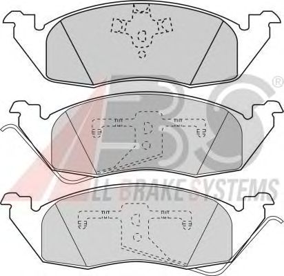 Тормозные колодки A.B.S. 38529