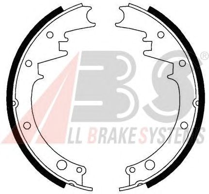 Гальмівні колодки A.B.S. 40473