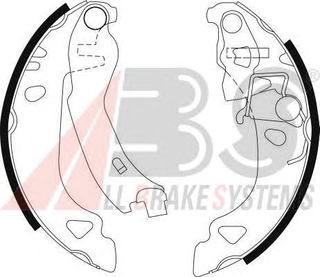 Тормозные колодки A.B.S. 8939