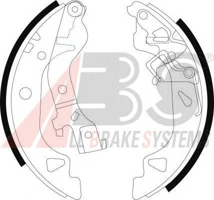 Тормозные колодки A.B.S. 9075