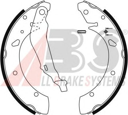 Тормозные колодки A.B.S. 9076