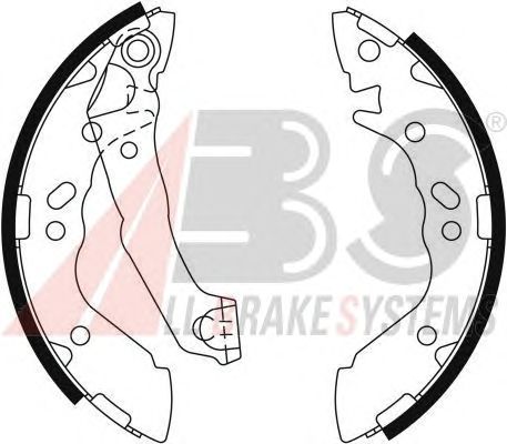 Тормозные колодки A.B.S. 9106
