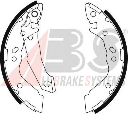 Тормозные колодки A.B.S. 9122