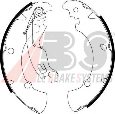 Тормозные колодки A.B.S. 9154