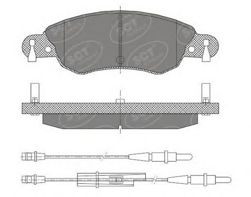 Тормозные колодки SCT Germany SP 420