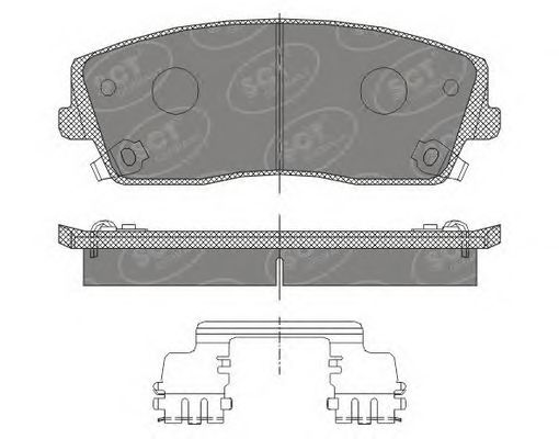Тормозные колодки SCT Germany SP 465
