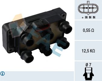 Котушка запалювання FAE 80306
