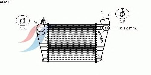 Интеркулер AVA QUALITY COOLING AI4200