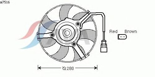 Вентилятор охлаждения AVA QUALITY COOLING AI7516