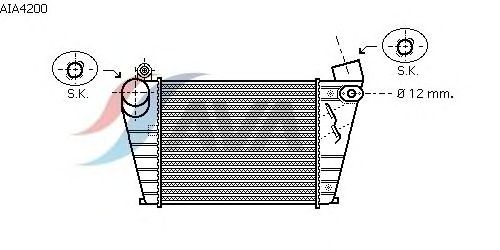 Интеркулер AVA QUALITY COOLING AIA4200
