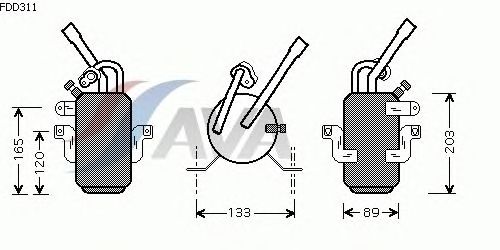 Осушитель кондиционера AVA QUALITY COOLING FDD311
