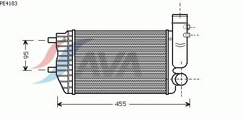 Интеркулер AVA QUALITY COOLING PE4183