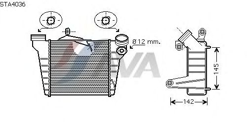 Интеркулер AVA QUALITY COOLING STA4036