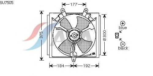Вентилятор охлаждения AVA QUALITY COOLING SU7505