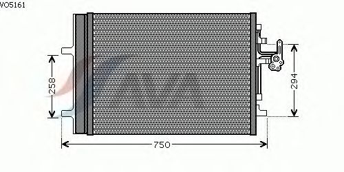 Радиатор кондиционера AVA QUALITY COOLING VO5161