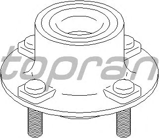 Ступица колеса TOPRAN 300 279