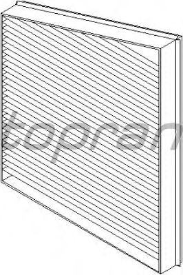 Фильтр салона TOPRAN 400 211