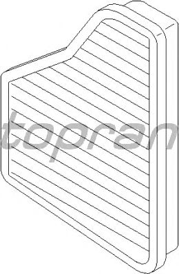 Фильтр салона TOPRAN 400 213